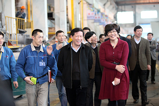 省發改委主任孫景淼來尊龍凱時視察調研